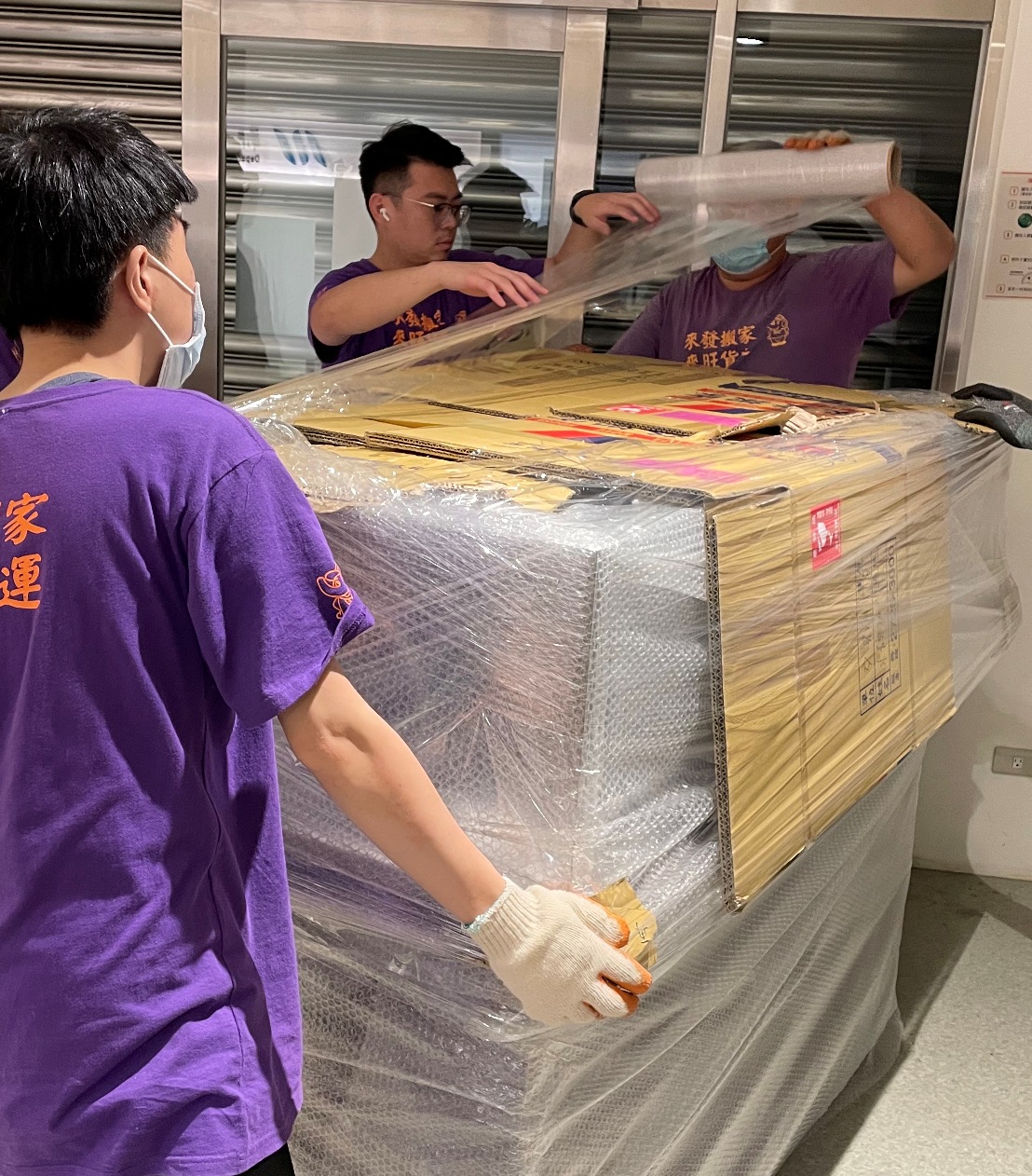 輕軌模型打包作業